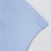Camiseta larga con aberturas en color cielo