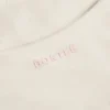 Camiseta sin mangas con cuello halter y espalda abierta en marfil jaspeado