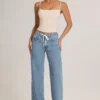 Camiseta sin mangas con cuello redondo de modal de Ailany en color marfil