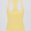 Camiseta sin mangas con espalda nadadora Soft Active en color limón