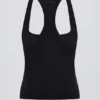 Camiseta sin mangas con espalda nadadora Soft Active en negro