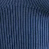 Camiseta sin mangas de punto grueso en azul marino lavado