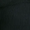 Camiseta sin mangas de punto grueso en negro