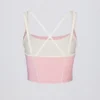 Camiseta sin mangas Soft Active con capas en rosa empolvado