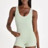 Camiseta sin mangas Soft Active en gris jaspeado