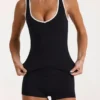 Camiseta sin mangas Soft Active en negro