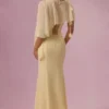 Capa de gasa Velina en amarillo mantequilla