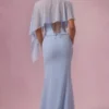 Capa de gasa Velina en azul polvo