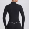 Chaqueta con cremallera Soft Active en negro