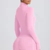 Chaqueta con cremallera Soft Active en rosa bebé