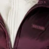 Chaqueta de esquí impermeable de doble capa en color burdeos