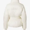 Chaqueta de esquí oversize impermeable con cinturón en color Ice