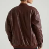 Chaqueta de piel sintética Maple en marrón