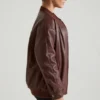 Chaqueta de piel sintética Maple en marrón