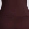 Chaqueta intermedia con capucha Soft Active en color chocolate