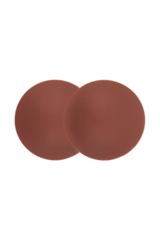 Cubrespezones de silicona reutilizables Intimates en color castaño