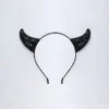 Diadema con cuernos de diablo Vixena en negro