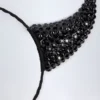 Diadema con cuernos de diablo Vixena en negro