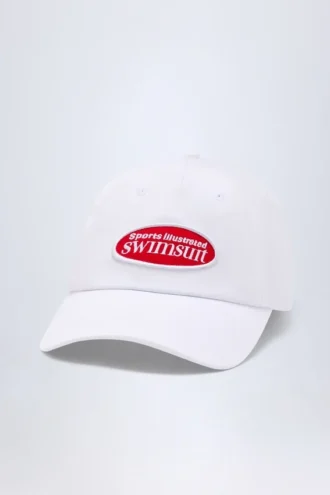 Gorra de béisbol con el logotipo de Lazise en color blanco