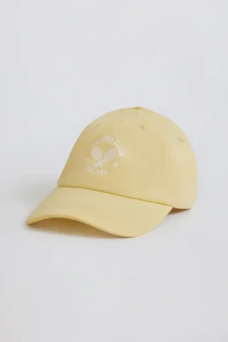 Gorra de béisbol en color limón