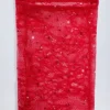 Guantes de encaje Poe en rojo fuego