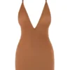 Intimates Intimates Vestido corto multifuncional de malla suave en color miel