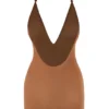Intimates Intimates Vestido corto multifuncional de malla suave en color miel
