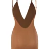 Intimates Intimates Vestido corto multifuncional de malla suave en color miel