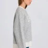 Jersey oversize con logo de punto en color Ice