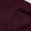 Jersey oversize de cuello redondo en color burdeos