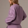Jersey oversize de cuello redondo en color Dusk