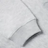 Jersey oversize de cuello redondo en gris jaspeado
