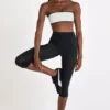 Leggings capri Soft Active en negro