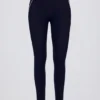 Leggings cruzados con contraste Soft Active en azul marino clásico