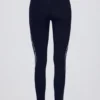 Leggings cruzados con contraste Soft Active en azul marino clásico