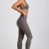 Leggings de cintura alta de modal acanalado Linnea Petite en gris
