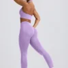 Leggings de cintura alta Define Luxe en color lila