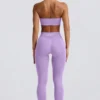 Leggings de cintura alta Define Luxe en color lila
