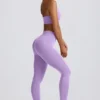 Leggings de cintura alta Define Luxe en color lila