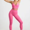 Leggings de cintura alta Define Luxe en rosa intenso