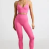 Leggings de cintura alta Define Luxe en rosa intenso