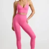 Leggings de cintura alta Define Luxe en rosa intenso