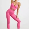 Leggings de cintura alta Define Luxe en rosa intenso