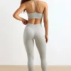 Leggings de cintura alta FlexiRib en gris