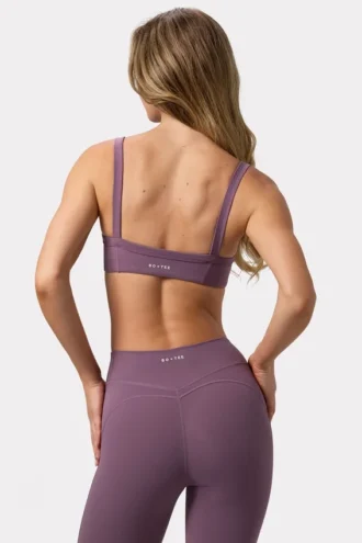 Sujetador deportivo Soft Active con detalles de costuras en color Dusk