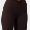 Leggings fruncidos Soft Active en color espresso