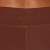 Leggings largos con bolsillos en marrón