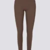 Leggings largos Soft Active en color cacao