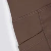 Leggings largos Soft Active en color cacao