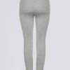 Leggings sin costuras de cintura alta Super Sculpt en gris jaspeado